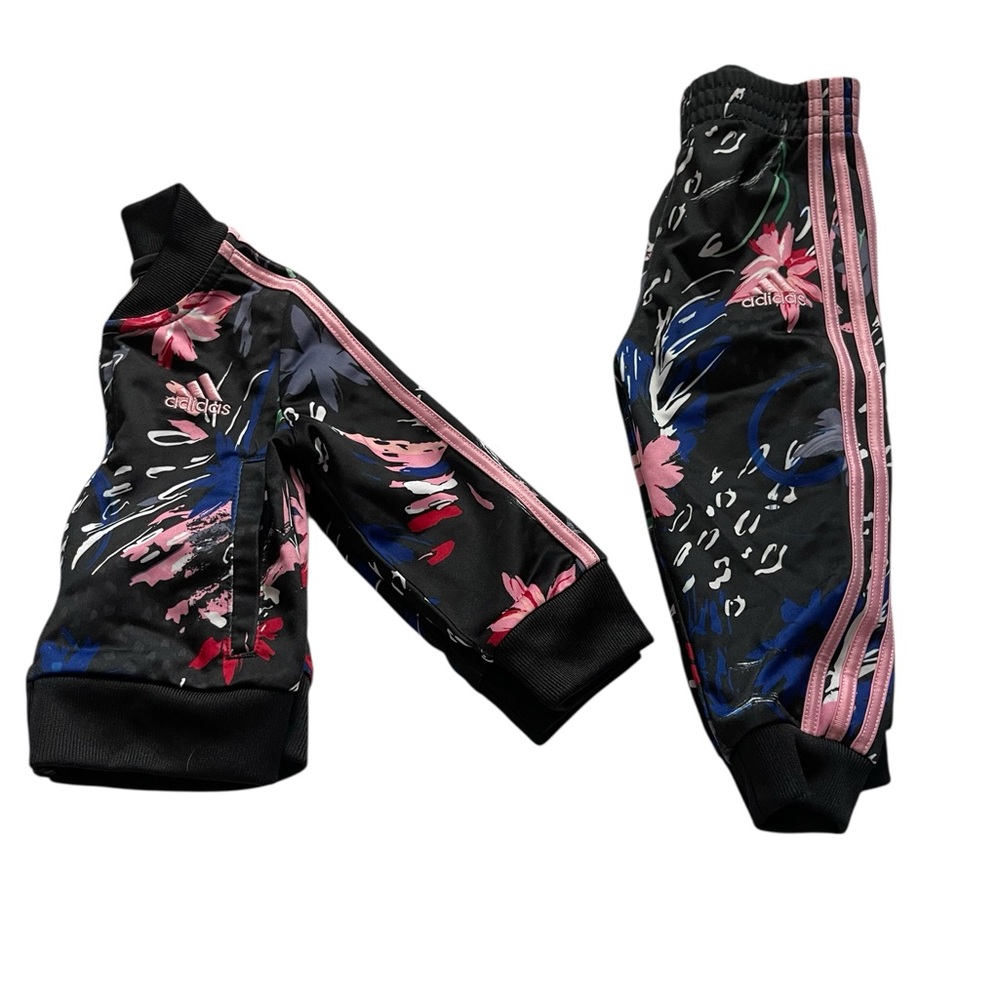 Matching Two Piece Adidas Girls Print Pant Set Fall/Winter